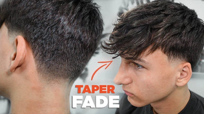 Cómo hacer un Taper Fade peinado hacia adelante - Aesthetic