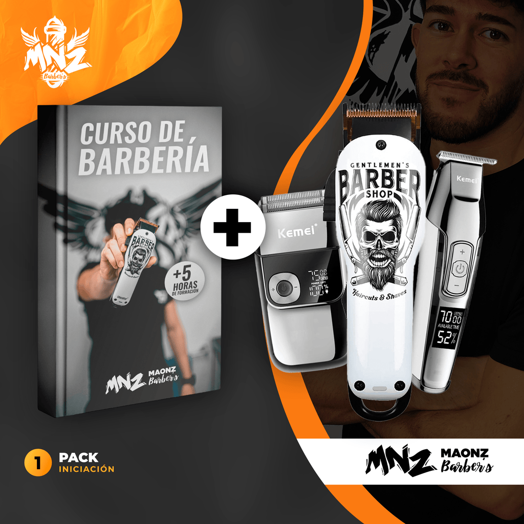 Curso + Pack iniciación - Maonz BarberShop