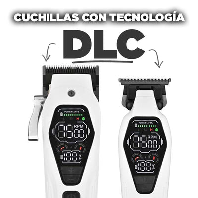 Kit de maquinillas white profesionales: Clipper + Trimmer + Shaver - Maonz BarberShop