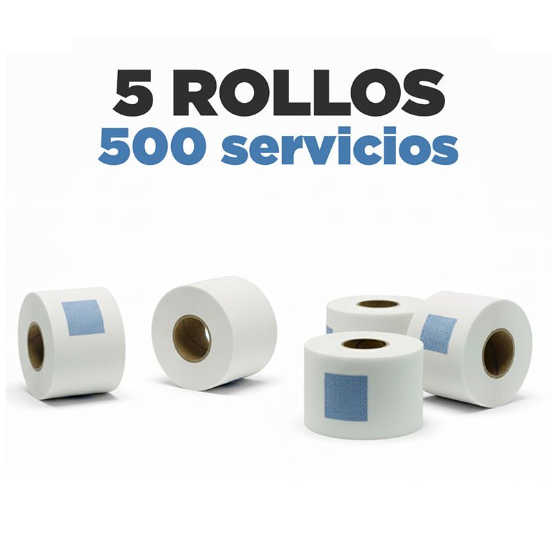 Papel de cuello barbería pack de 5 rollos - Maonz BarberShop