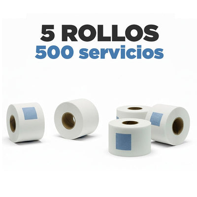 Papel de cuello barbería pack de 5 rollos - Maonz BarberShop