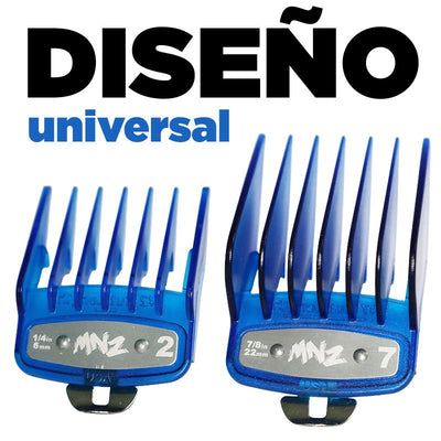 Peines guía universales premium set de 8 - Maonz BarberShop
