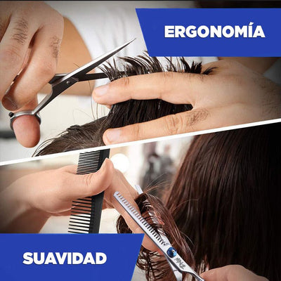 Tijeras MNZ ergonómicas 6' - Maonz BarberShop